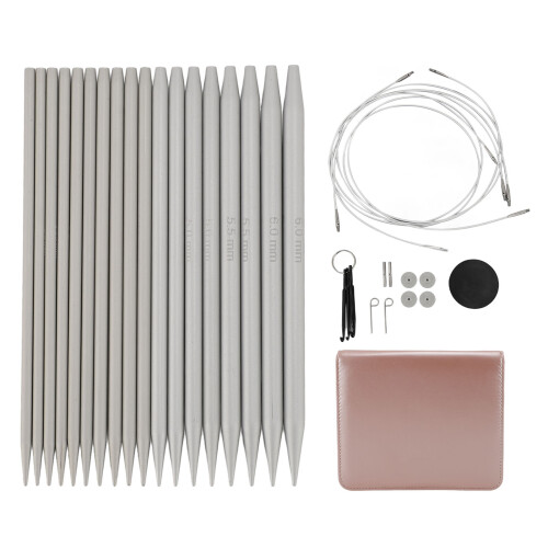 Detachable Circular Knitting Needle Set 3.0-6.0mm Cables