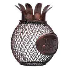 TOOARTS Pineapple Wine Cork Container Handmade Decoration