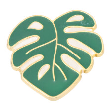(Monstera Deliciosa Leaf Style) Metal Needle Minder Magnet Portable Sewing Keeper Pearl Style
