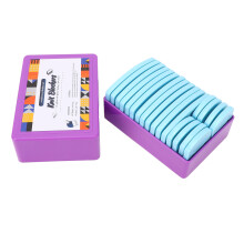 (Sky Blue) 20PCS Stainless Steel Knitting Blocking Pins Dark Purple
