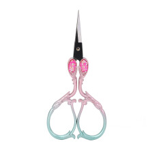 (Pink) Stainless Steel Embroidery Scissors Small Accurate for Needlework Yarn