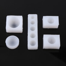 5Pcs DIY Half Round Cabochon Silicone Mold for Epoxy Resin Jewelry