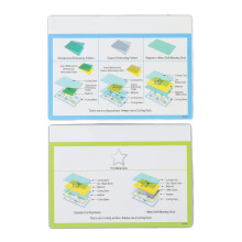 2PCS A5 Embossing Machine Die Pads Plastic Cutting Plate Crafting
