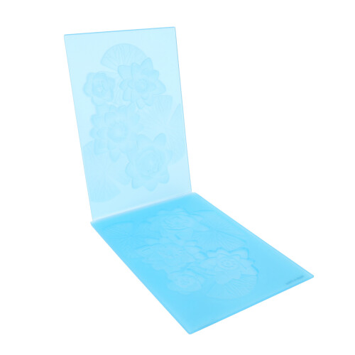 A6 Embossing Folder Floral 3D Textured Flower Card Making 1