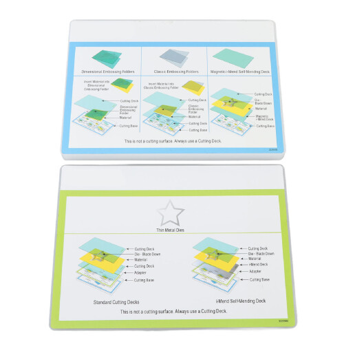 2PCS A5 Embossing Machine Die Pads Plastic Cutting Plate Crafting 1