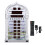 Wall Azan Clock Remote Control Calendar Alarm Prayer Silver 1