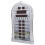 Wall Azan Clock Remote Control Calendar Alarm Prayer Silver 4
