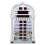 Wall Azan Clock Remote Control Calendar Alarm Prayer Silver 2