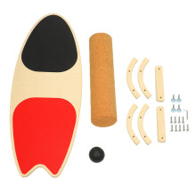 Balance Board 7 Modes 450lbs Load Surfing Skiing Trainer Roller Ball