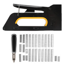 Upholstery Staple Gun Manual with 2200 Nails for Office School