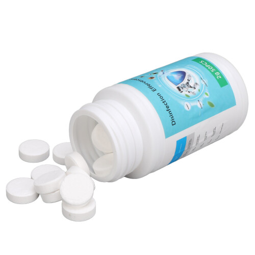 50Pcs Pool Cleaning Tablets 2g for Hot Tubs Spas Sinks 2