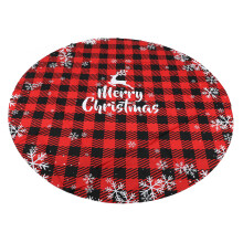 (YZB(206)) Xmas Tablecloth 60 Inch Round Polyester Anti Fading Washable YZB(206)