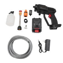 (US Plug) 30bar Cordless Pressure Washer Rechargeable Portable 100-240V UK Plug