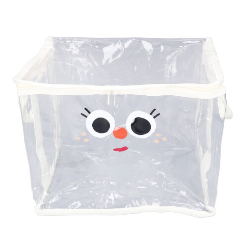 Books Box PVC Foldable Transparent Water Resistant Storage Case
