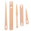 5Pcs Beech Hand Loom Stick Set for Weaving Knitting DIY 1