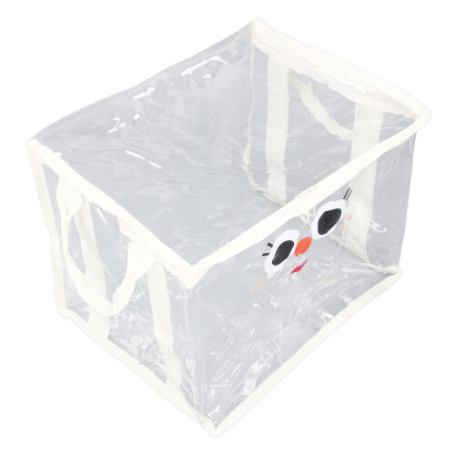 Books Box PVC Foldable Transparent Water Resistant Storage Case 2