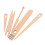 5Pcs Beech Hand Loom Stick Set for Weaving Knitting DIY 2
