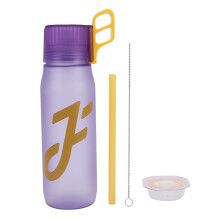 (Purple) Scented Water Starter Set 1 Milk Tea Pod 0 Sugar 650ml Blue