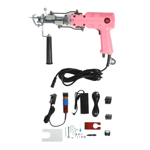 (AU Plug) Carpet Tufting Tool 2 in 1 Pro Starter Kit with Trimmer US Plug