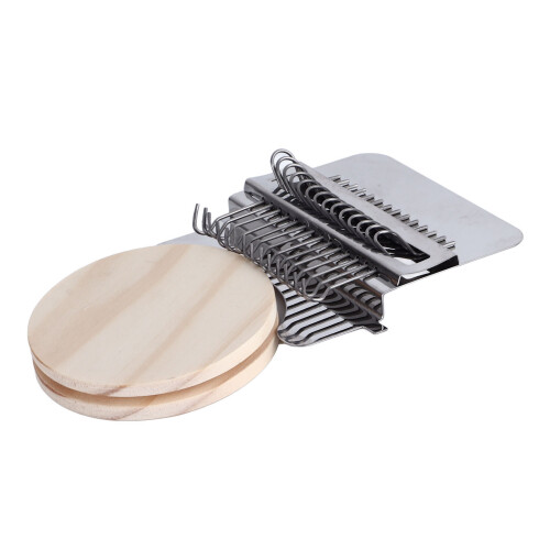 Small Weaving Loom 14 Hooks Wood Frame DIY Darning Tool 1