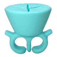 (Cyan) Weeding Scrap Collector Ring Heat Transfer Tool Portable Navy