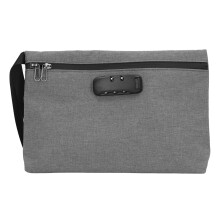(Gray) Smell Proof Bag with Combo Lock Activated Carbon Travel Case Roseous