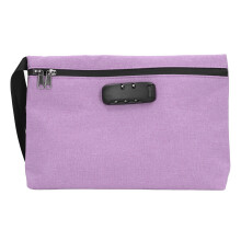 (Roseous) Smell Proof Bag with Combo Lock Activated Carbon Travel Case Roseous
