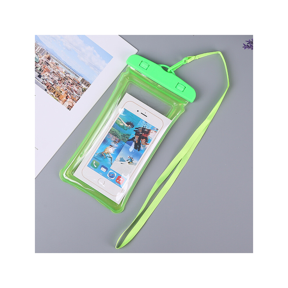 Inflatable Waterproof Phone Bag Floating Touch Screen Fits Up To 7.2" 585383645388