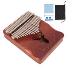 (Type 2) 21 Keys Thumb Piano Kalimba with Protector Cloth Beginner Type 2