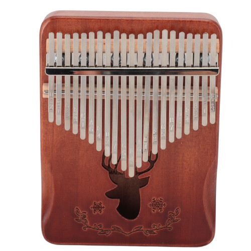 (Type 2) 21 Keys Thumb Piano Kalimba with Protector Cloth Beginner Type 2 1