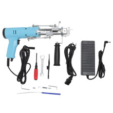 (EU Plug) Electric Tufting Tool 2 in 1 Kit for Carpet DIY 100-240V US Plug