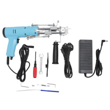 (UK Plug) Electric Tufting Tool 2 in 1 Kit for Carpet DIY 100-240V US Plug
