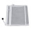 (White) 10PCS Double Layer A5 Waterproof Nylon Mesh Zipper Pouch Blue 5