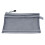 (Grey) 10PCS Double Layer A5 Waterproof Nylon Mesh Zipper Pouch Blue 3