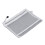 (White) 10PCS Double Layer A5 Waterproof Nylon Mesh Zipper Pouch Blue 4