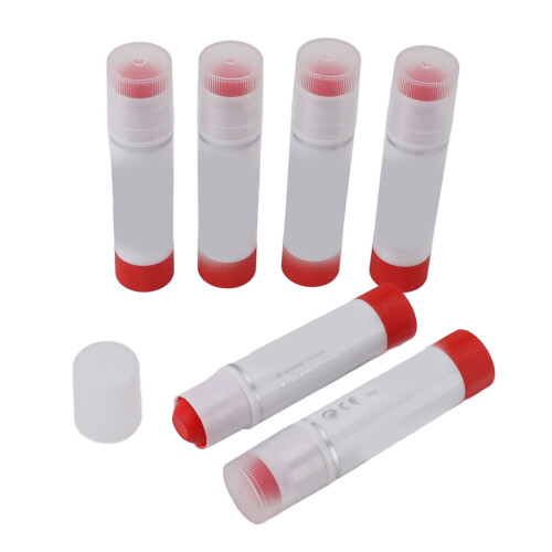 (Red) Tempera Paint Sticks Kids Twistable 6Pcs Red 2