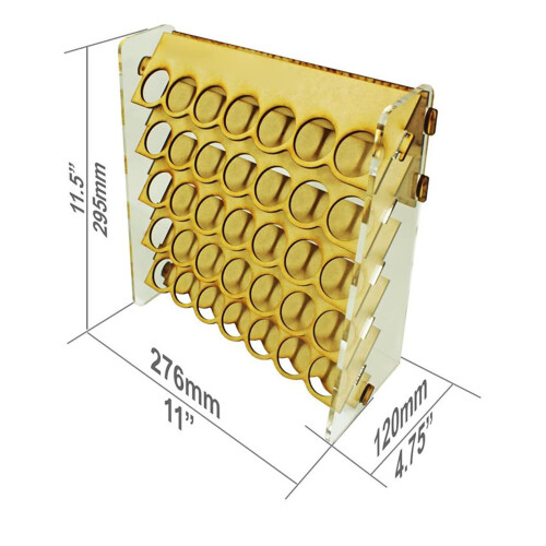 Wooden Essential Oil Storage Organizer 35 Grids 2
