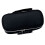 (Black) Large Canvas Pencil Case Black for High School Students 5