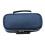 (Blue) Large Canvas Pencil Case Black for High School Students 3
