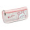 (Pink) Canvas Pencil Case Cute Grid Design Large Capacity Pink 2