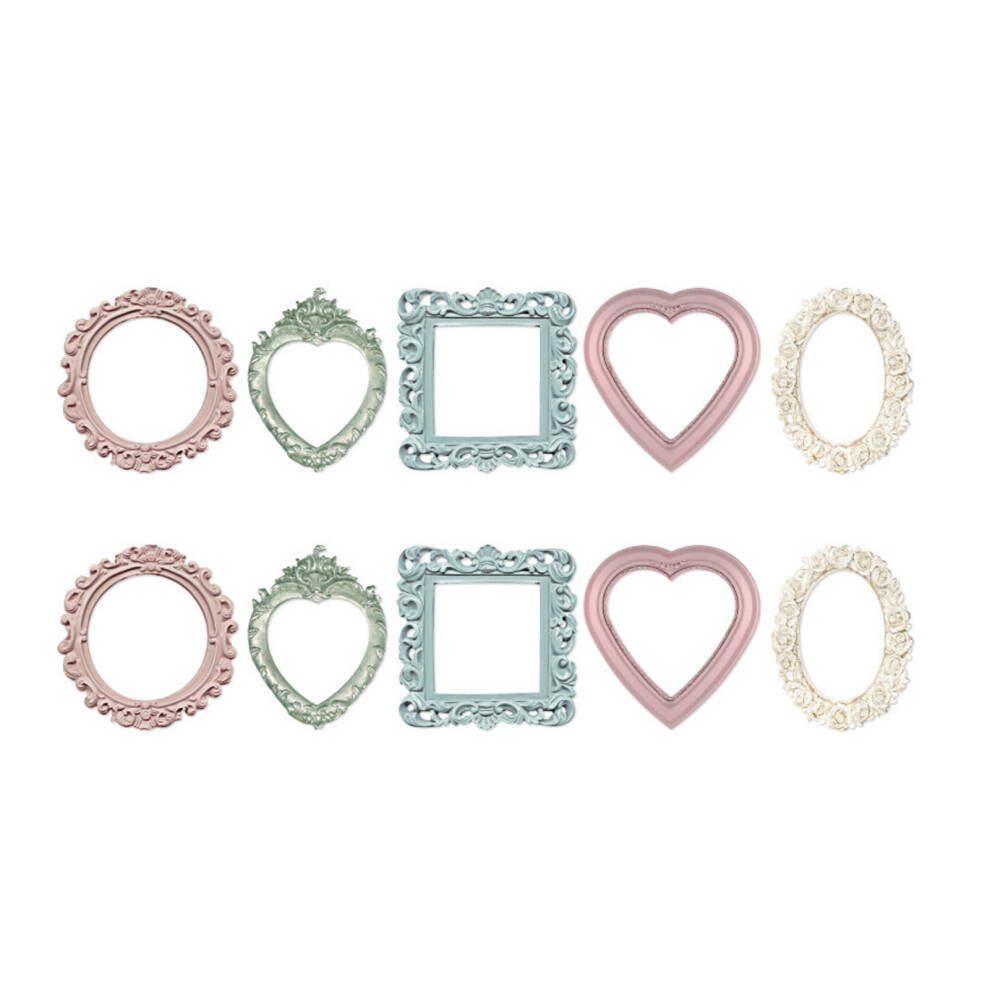 Scrapbook Decorative Paper DIY Cutout Mirror Frame for Journal Album-image-OPC-PMFTQ97-NEW