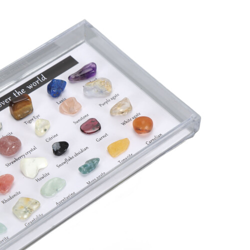 (Set 2) Rock Science Kit with Display Case for Kids 2 1