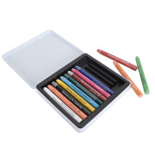 (12 Colors) Art Watercolor Crayon Set 36 Colors Portable Silky Sticks for Paper