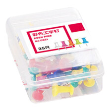 35pcs Assorted Color Push Pins Tacks for Office Classroom