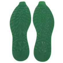(Green) Non-Slip V Pattern Rubber Basketball Sole Repair Patch 41-44 Green