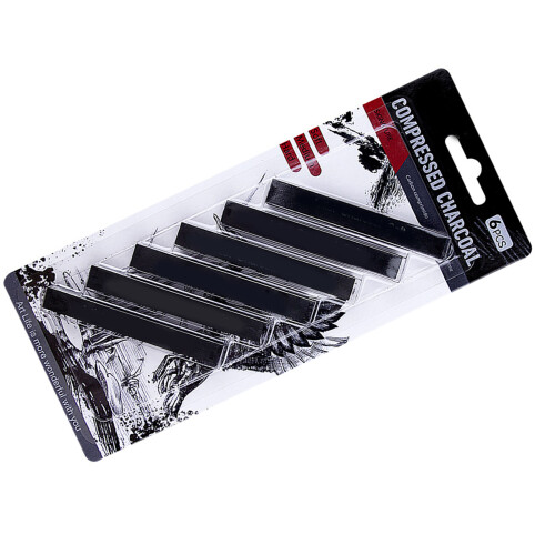 6pcs Woodless Charcoal Pencils Soft Medium Hard Graphite for Shading 2