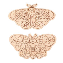 (Model 5 and 6) Magnetic Needle Minder Beech Sheet 3mm Cross Stitch Model 1/2