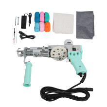 (US Plug) Carpet Tufting Tool 2 in 1 Pro Kit for Beginners DIY 100-240V UK Plug
