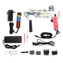 (US Plug) Carpet Tufting Tool 2 in 1 Safe Kit for Beginners DIY 100-240V US Plug