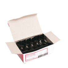 (Black) 12pcs Black Metal Binder Clips Durable Paper Clips 22cm